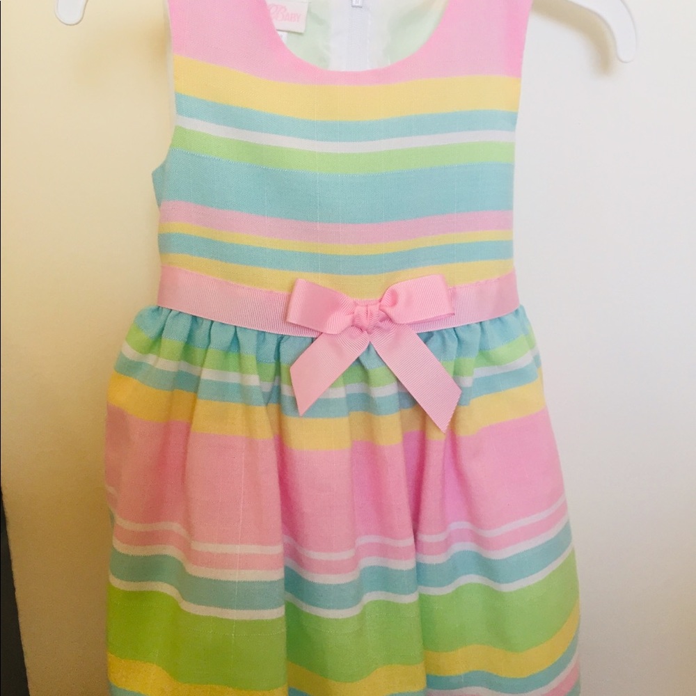 18 months pink dress with white sweater